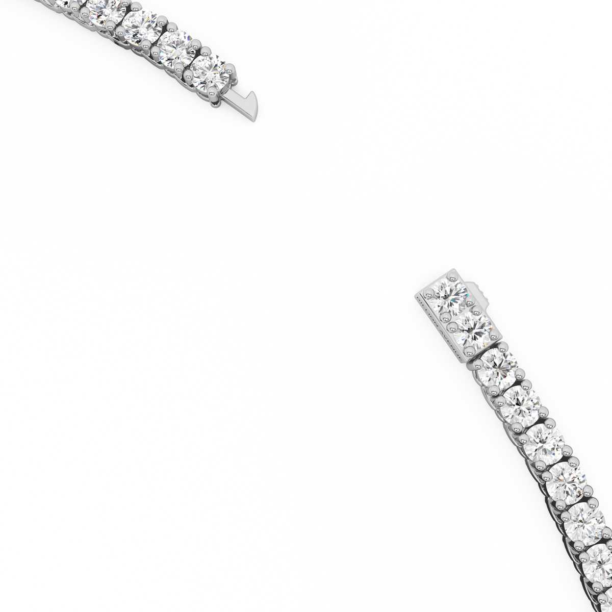 Tennis Nacklace silver 3mm 40 cm