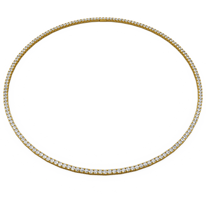 Tennis Nacklace silver 3mm 40 cm