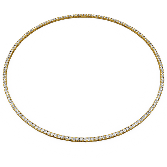 Tennis Nacklace silver 3mm 40 cm