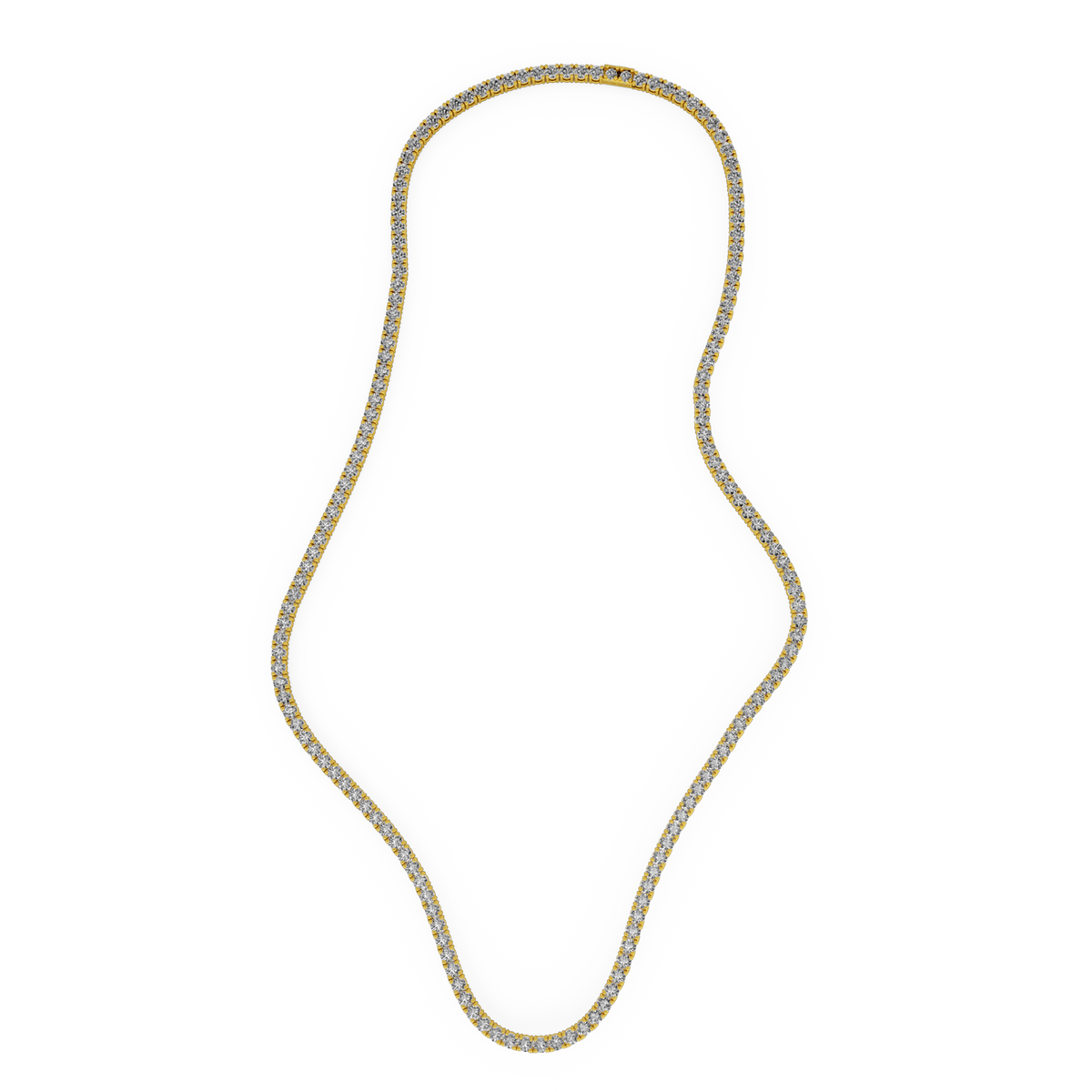 Tennis Nacklace silver 3mm 40 cm
