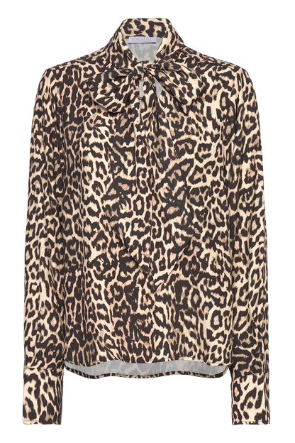 Shirt in leo print