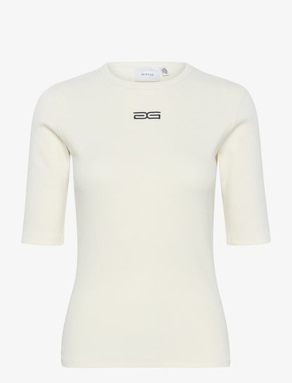 DrewGZ Half sleeve logo top
