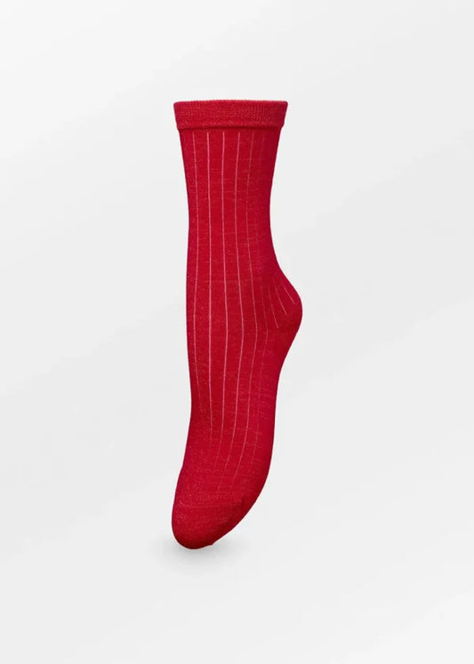 Rib Glitter Sock