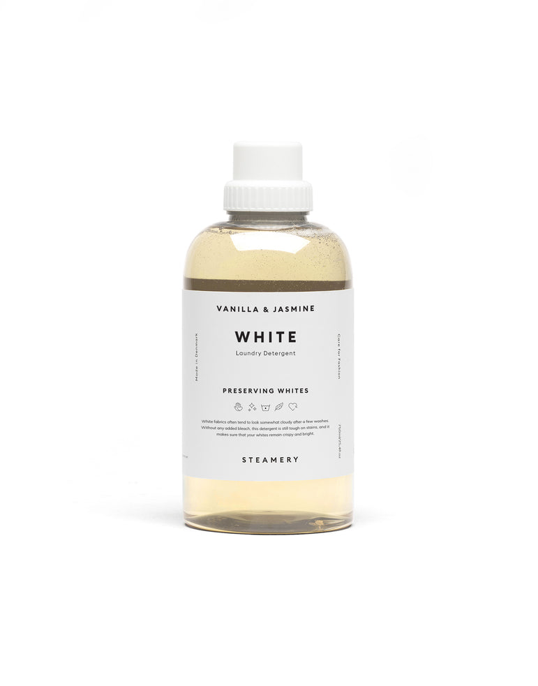 White laundry detergent