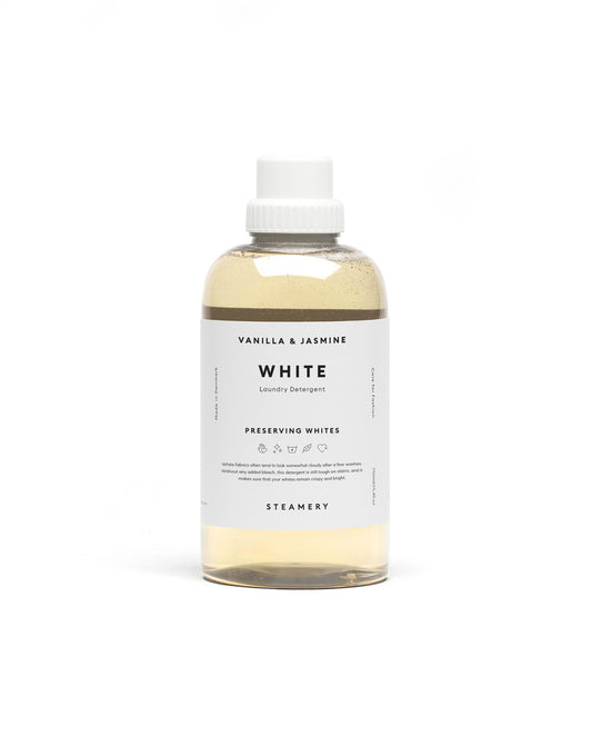 White laundry detergent
